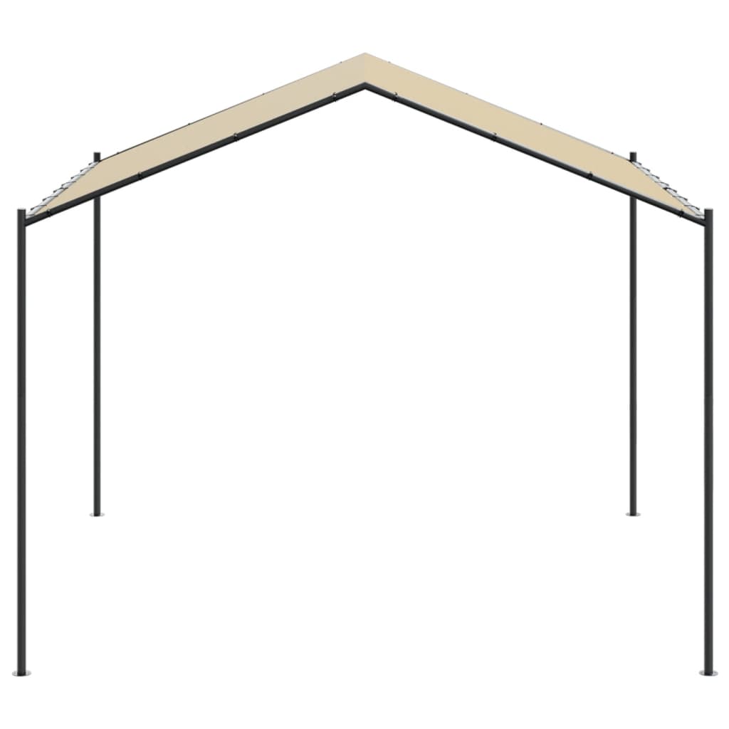 Tenda a Baldacchino Beige 3x3 m in Acciaio e Tessuto - homemem39