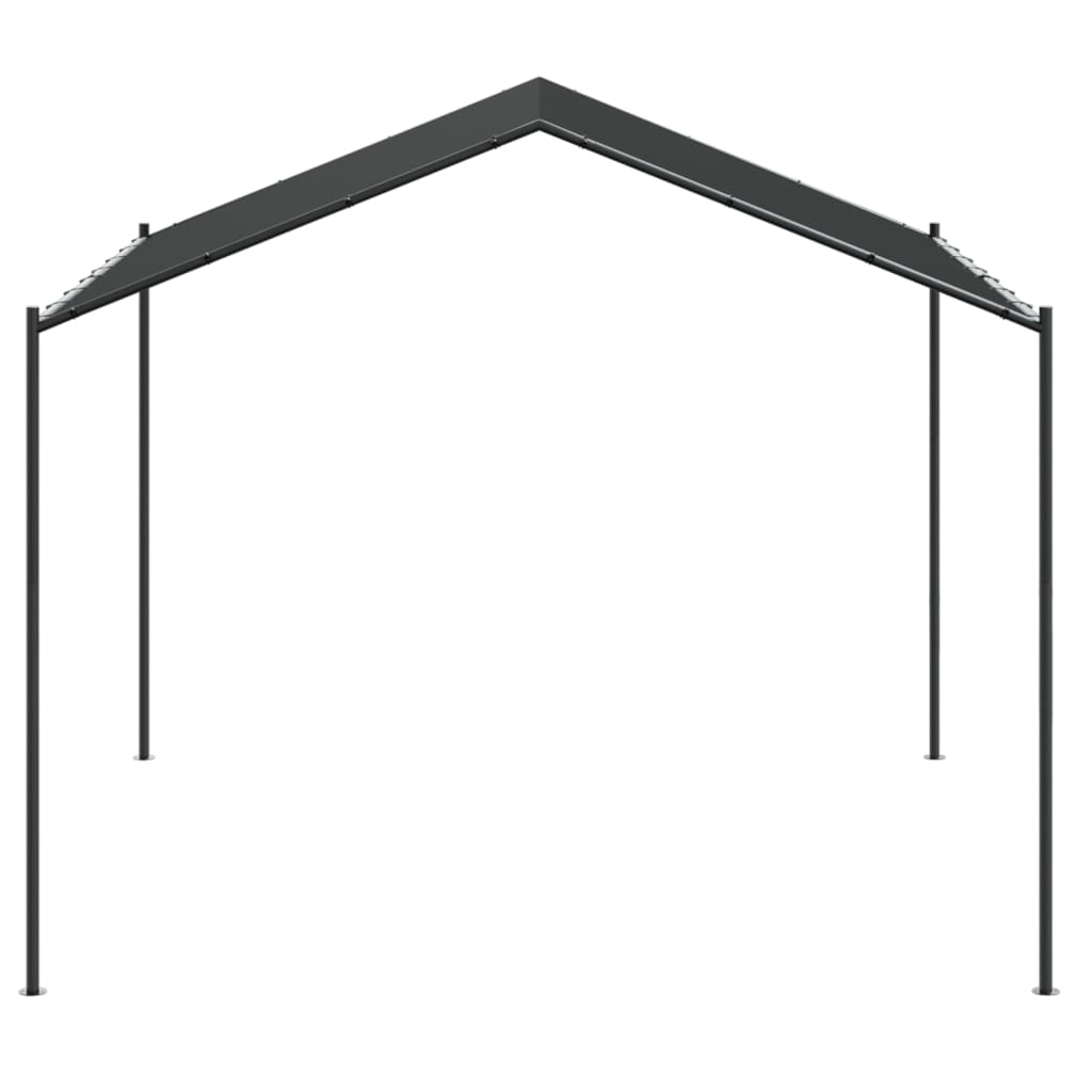 Tenda a Baldacchino Antracite 4x3 m in Acciaio e Tessuto - homemem39