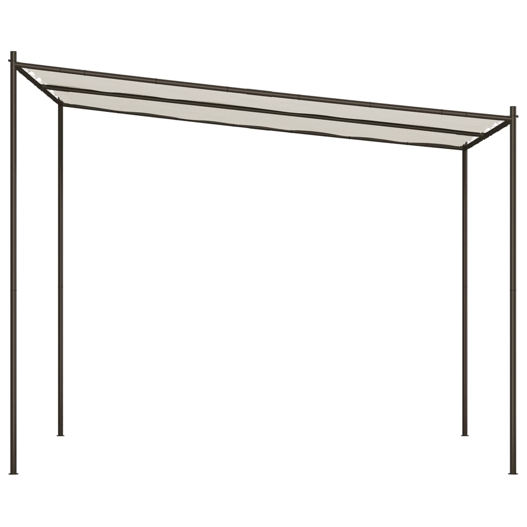 Gazebo Bianco 3x3 m 180 g/m² Tessuto e Acciaio - homemem39