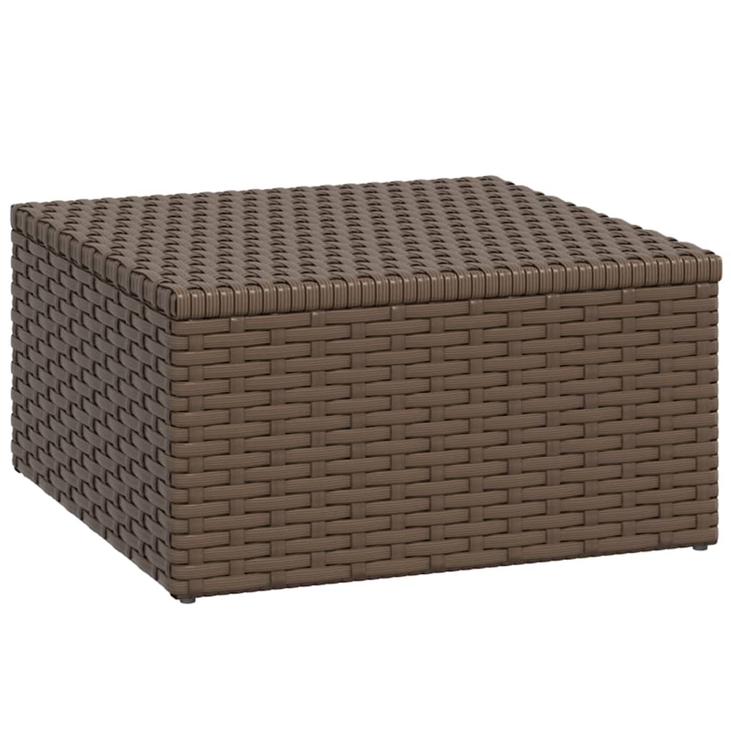 Set Mobili da Giardino Marrone in Polyrattan - homemem39