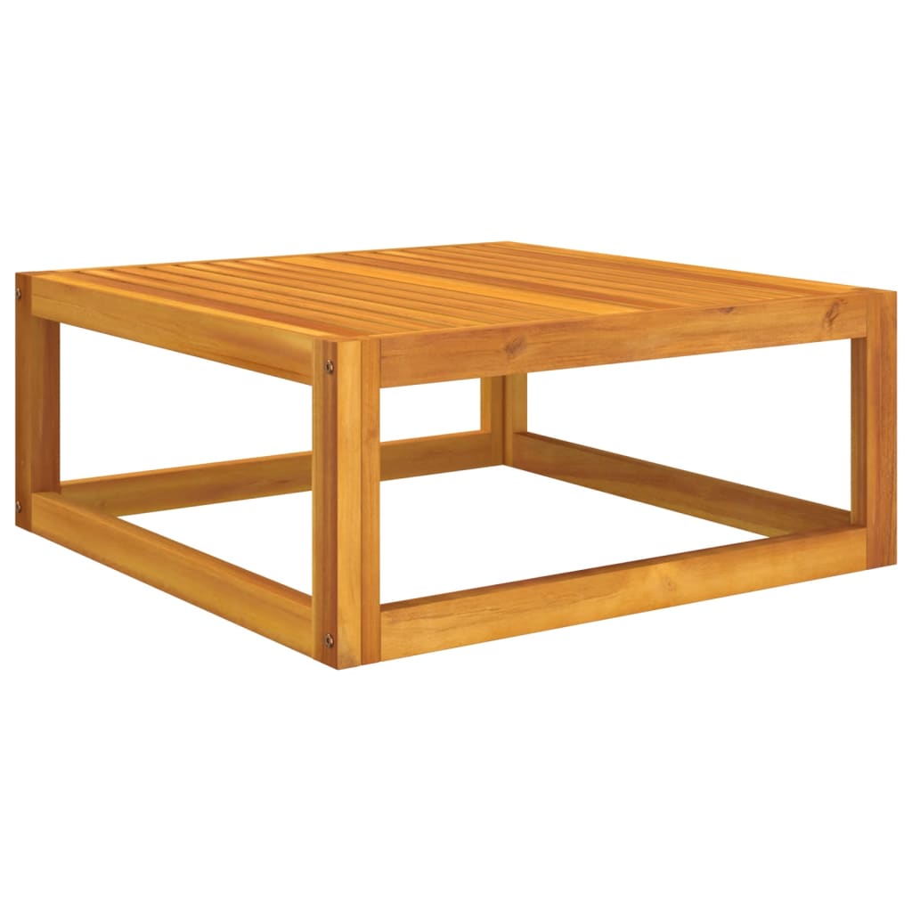 Tavolino da Salotto 68x68x29 cm in Legno Massello di Acacia - homemem39