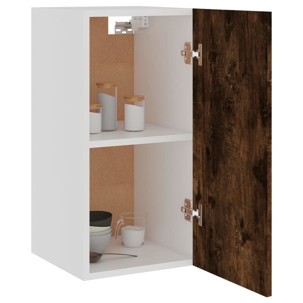 Mobile Pensile Rovere Fumo 29,5x31x60 cm in Legno Multistrato - homemem39