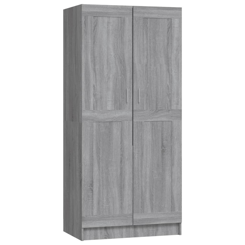 Armadio Grigio Sonoma 82,5x51,5x180 cm in Legno Multistrato - homemem39