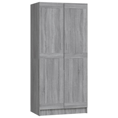 Armadio Grigio Sonoma 82,5x51,5x180 cm in Legno Multistrato - homemem39