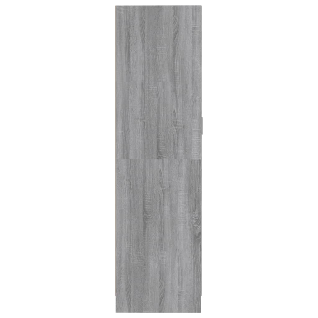 Armadio Grigio Sonoma 82,5x51,5x180 cm in Legno Multistrato - homemem39