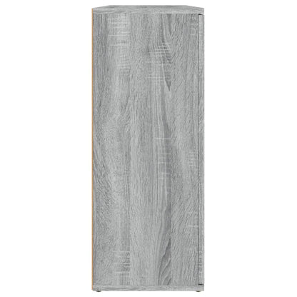 Credenza Grigio Sonoma 91x29,5x75 cm in Legno Multistrato - homemem39