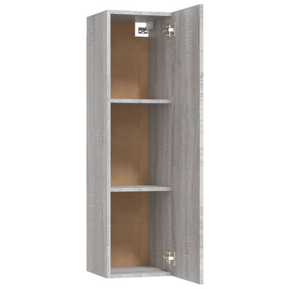 Mobile Porta TV a Parete Grigio Sonoma 30,5x30x110 cm - homemem39