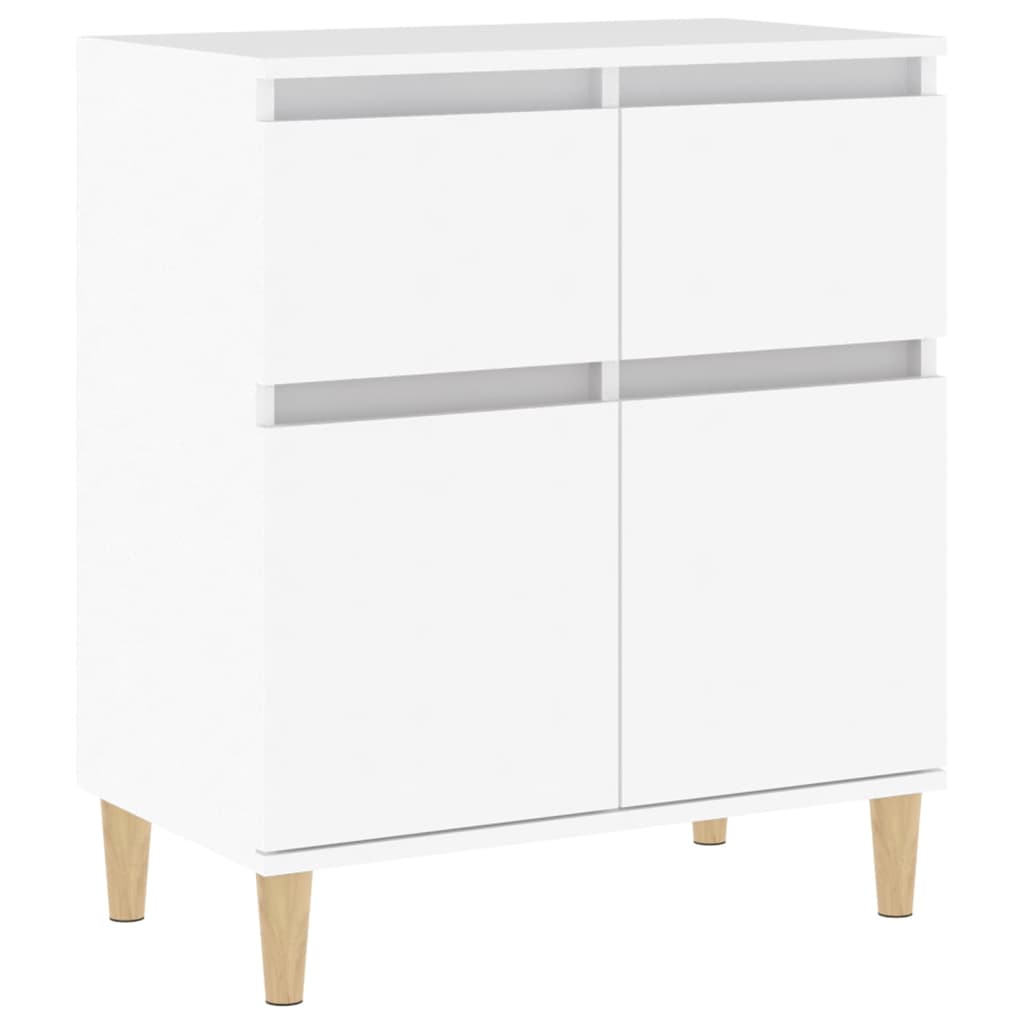 Credenza Bianca 60x35x70 cm in Legno Multistrato - homemem39