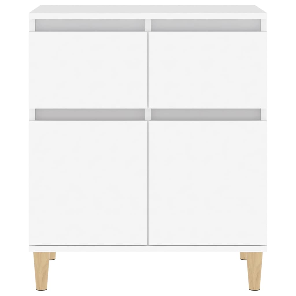 Credenza Bianca 60x35x70 cm in Legno Multistrato - homemem39