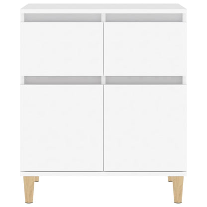 Credenza Bianca 60x35x70 cm in Legno Multistrato - homemem39