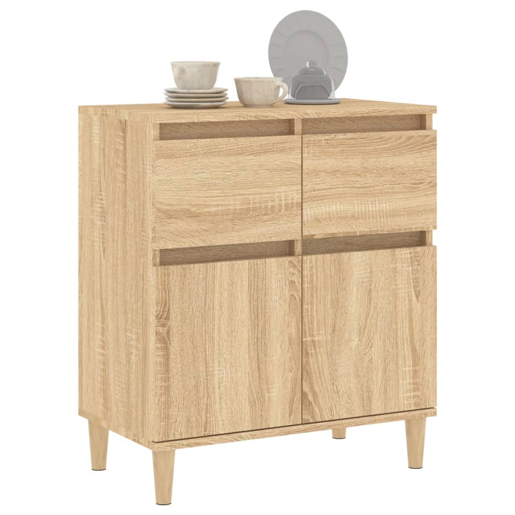 Credenza Rovere Sonoma 60x35x70 cm in Legno Multistrato - homemem39