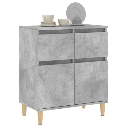 Credenza Grigio Cemento 60x35x70 cm in Legno Multistrato - homemem39