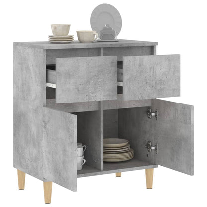 Credenza Grigio Cemento 60x35x70 cm in Legno Multistrato - homemem39