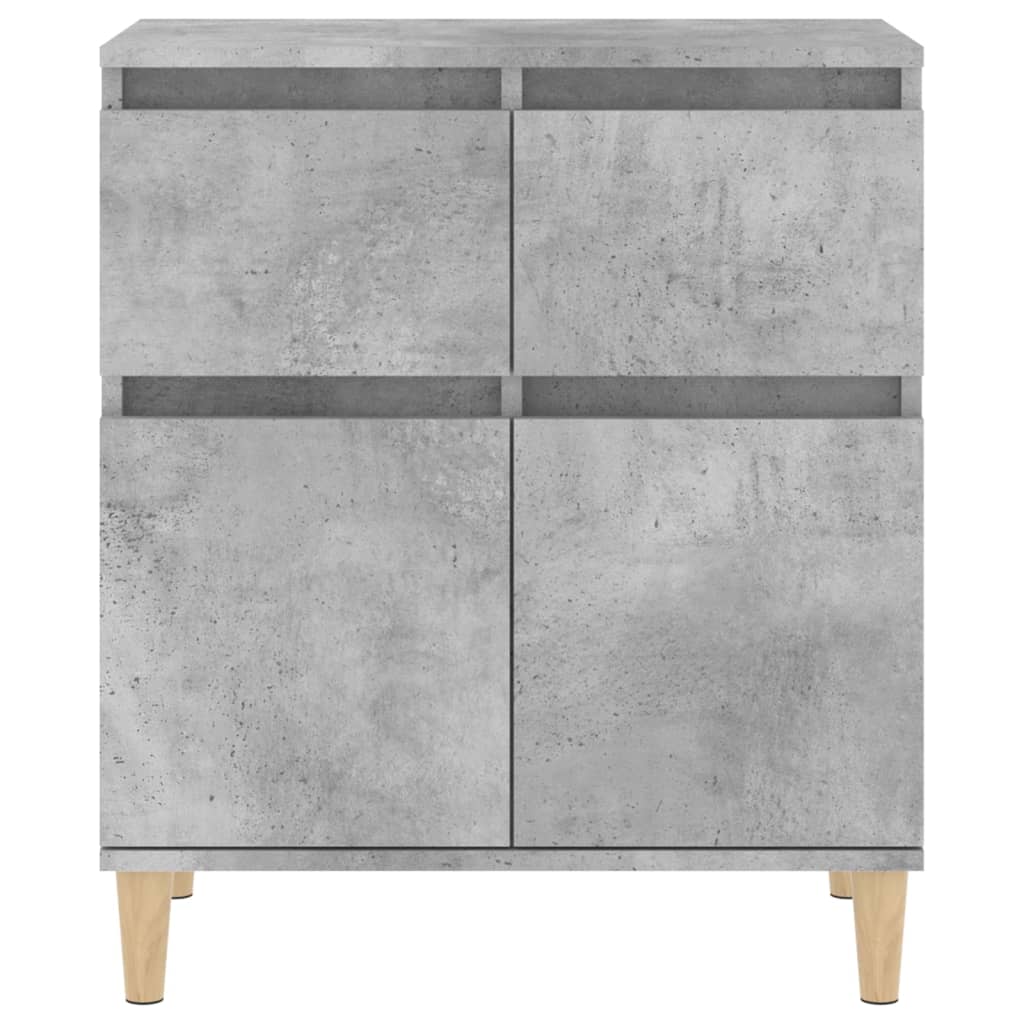 Credenza Grigio Cemento 60x35x70 cm in Legno Multistrato - homemem39