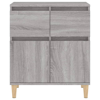 Credenza Grigio Sonoma 60x35x70 cm in Legno Multistrato - homemem39