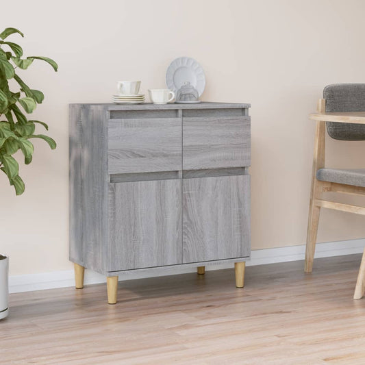 Credenza Grigio Sonoma 60x35x70 cm in Legno Multistrato - homemem39