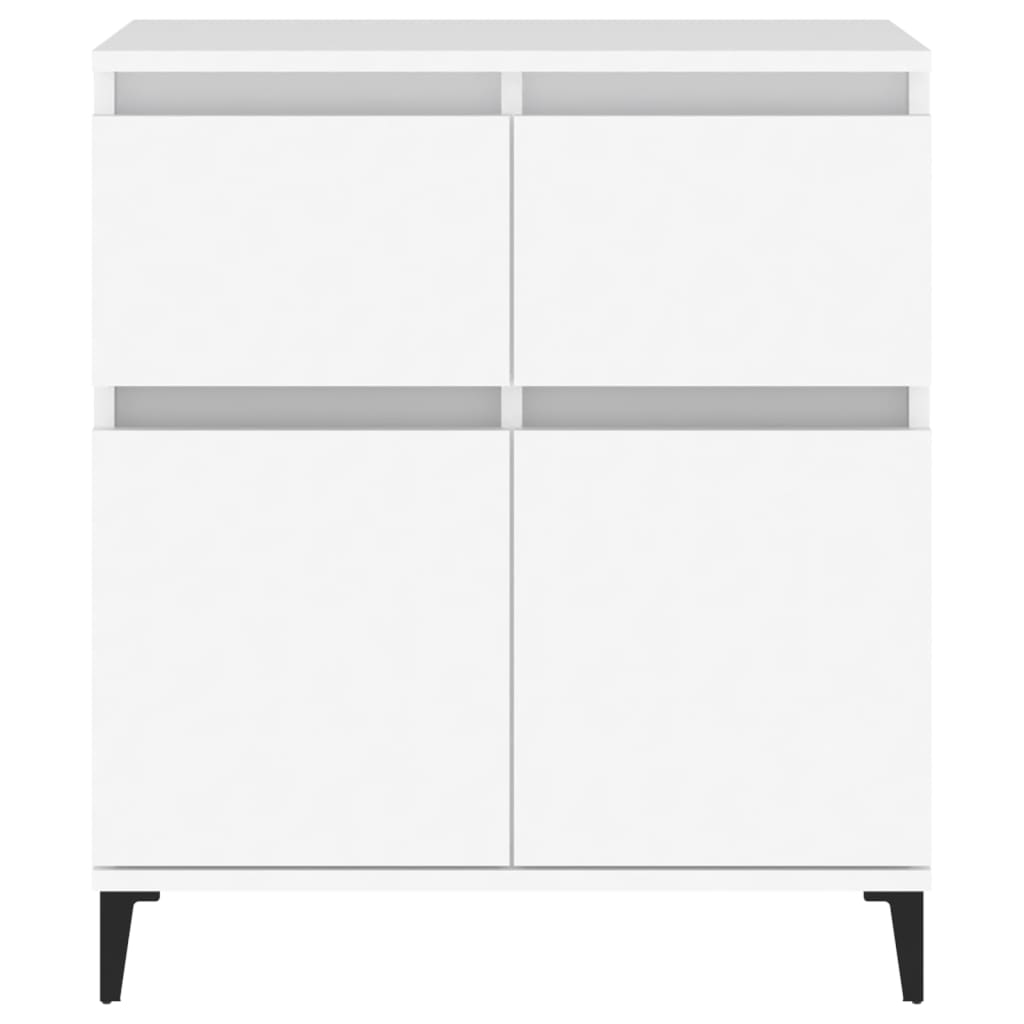 Credenza Bianca 60x35x70 cm in Legno Multistrato - homemem39