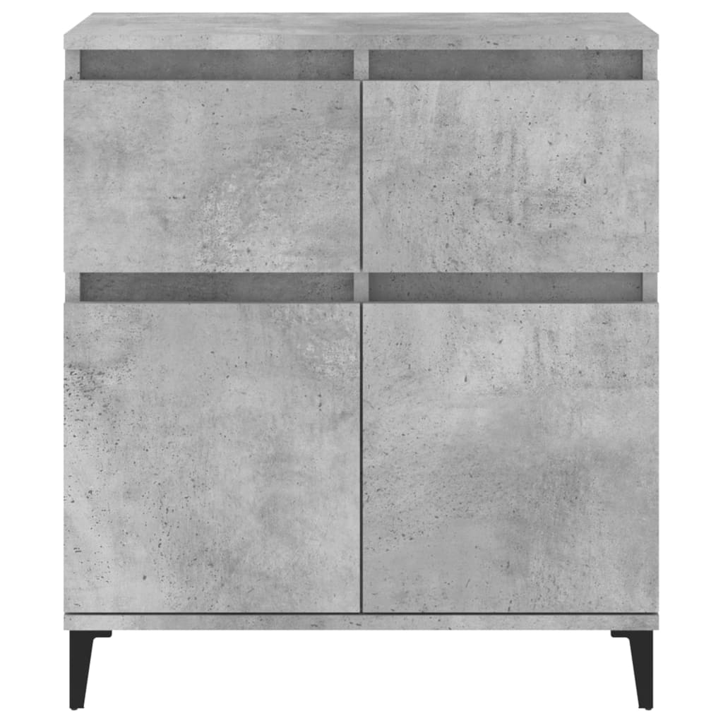 Credenza Grigio Cemento 60x35x70 cm in Legno Multistrato - homemem39