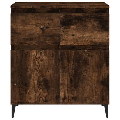 Credenza Rovere Fumo 60x35x70 cm in Legno Multistrato - homemem39