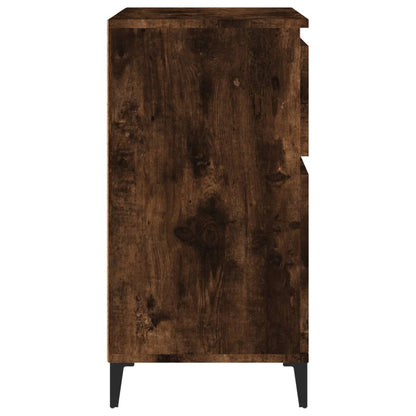 Credenza Rovere Fumo 60x35x70 cm in Legno Multistrato - homemem39