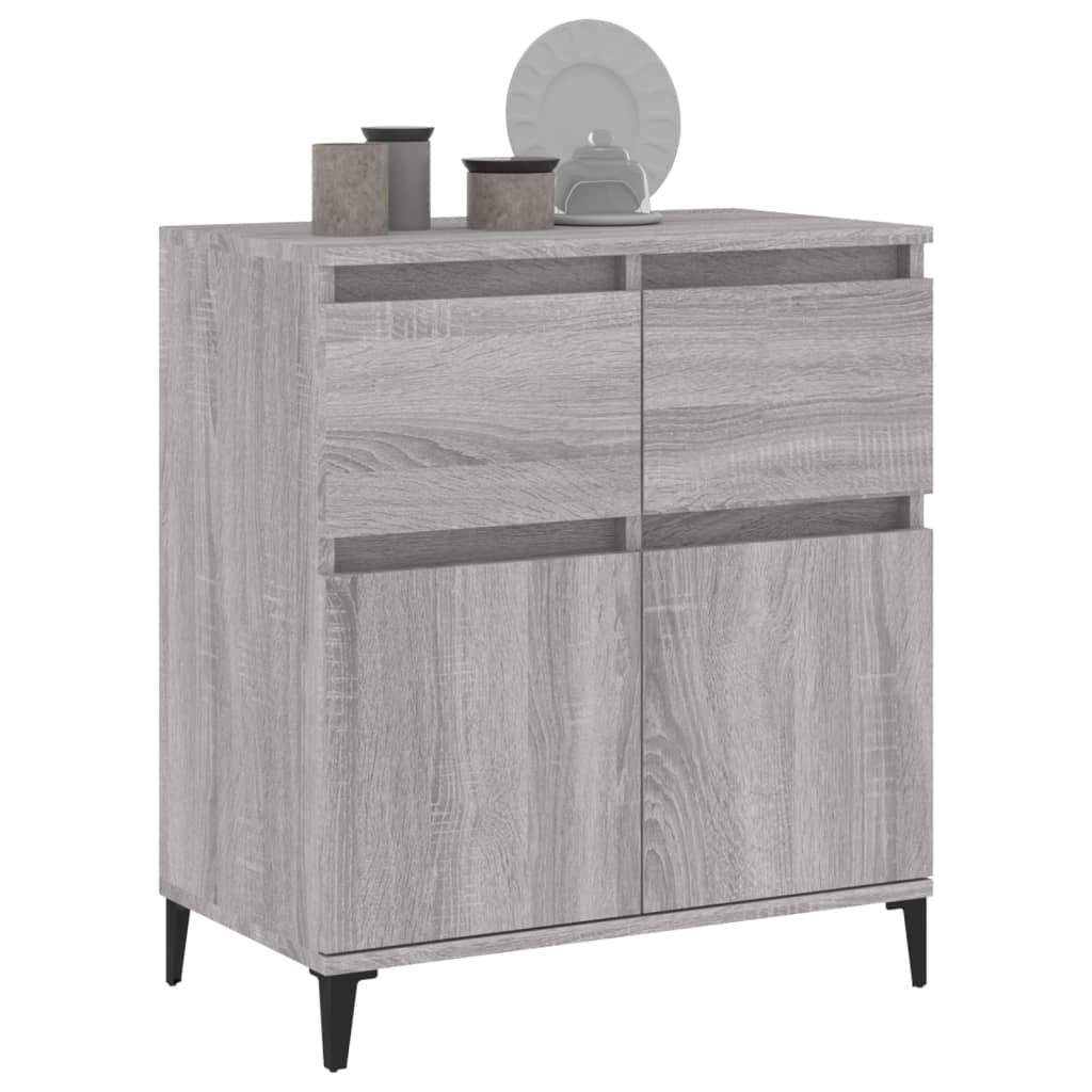 Credenza Grigio Sonoma 60x35x70 cm in Legno Multistrato - homemem39