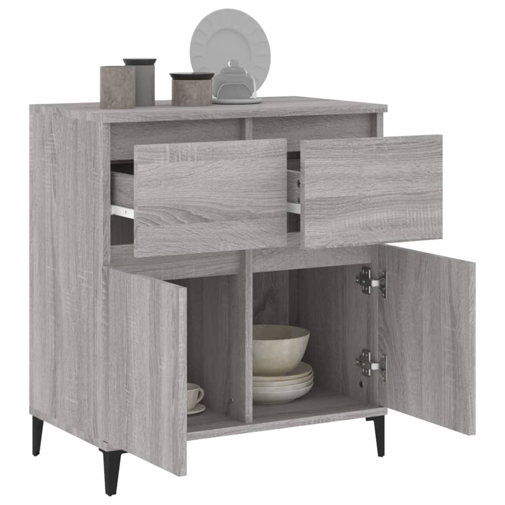 Credenza Grigio Sonoma 60x35x70 cm in Legno Multistrato - homemem39