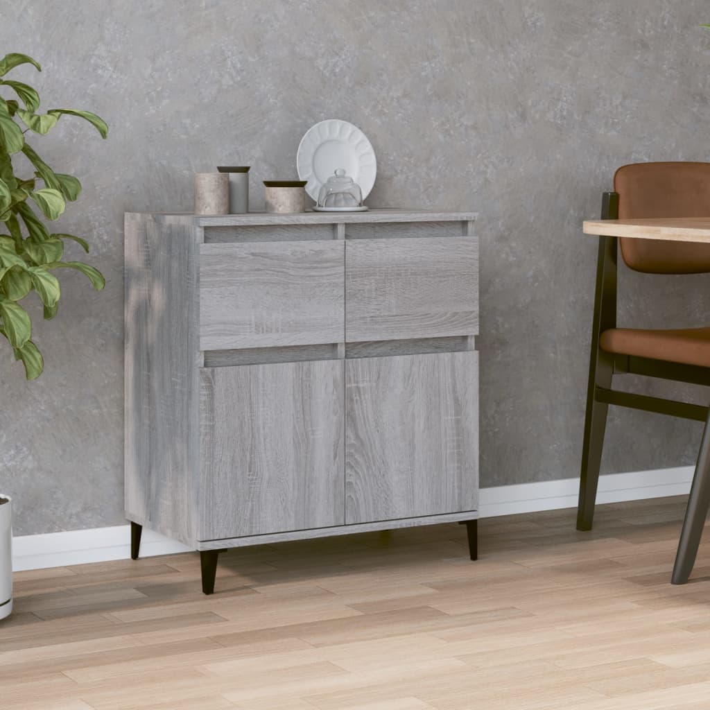 Credenza Grigio Sonoma 60x35x70 cm in Legno Multistrato - homemem39