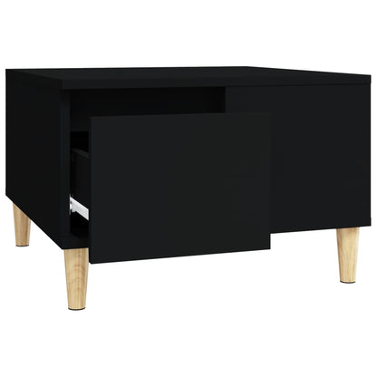 Tavolino da Salotto Nero 55x55x36,5 cm in Legno Multistrato - homemem39