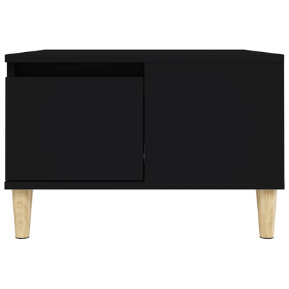 Tavolino da Salotto Nero 55x55x36,5 cm in Legno Multistrato - homemem39