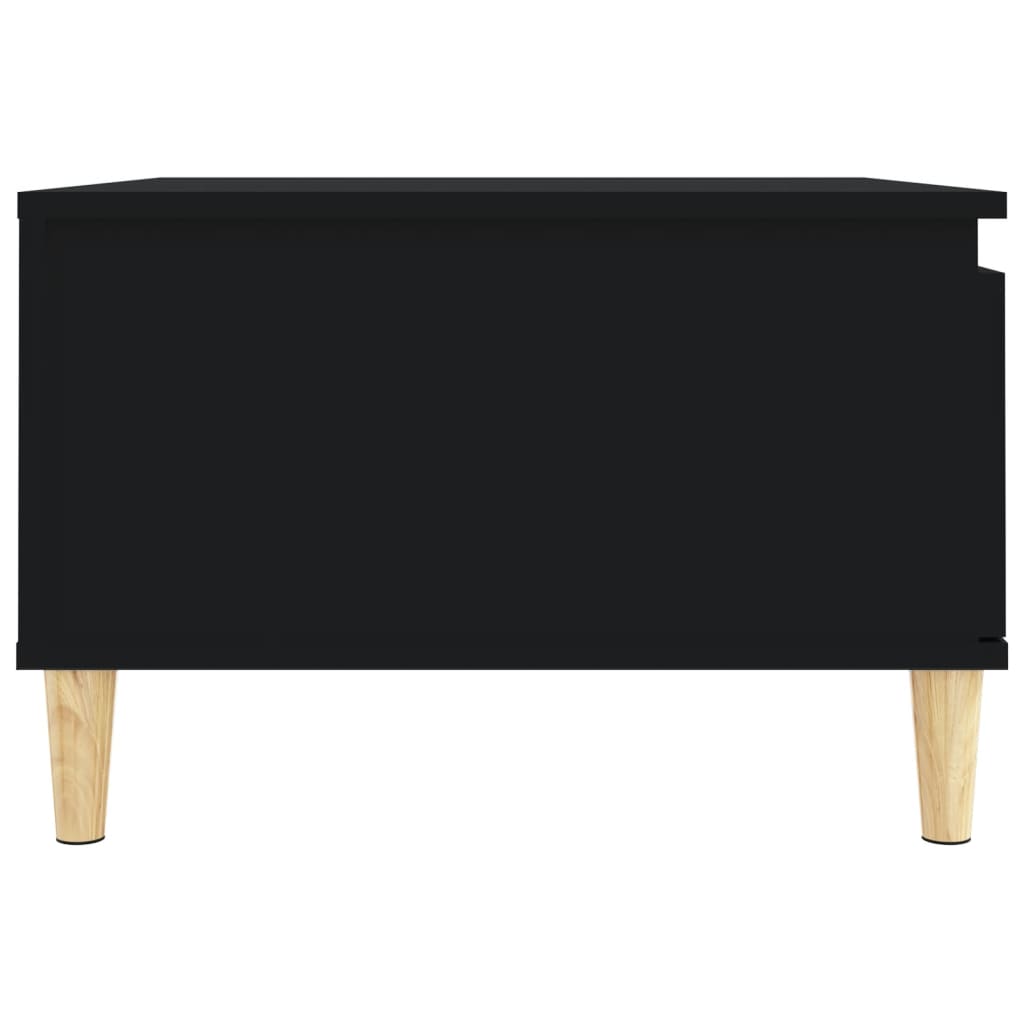 Tavolino da Salotto Nero 55x55x36,5 cm in Legno Multistrato - homemem39