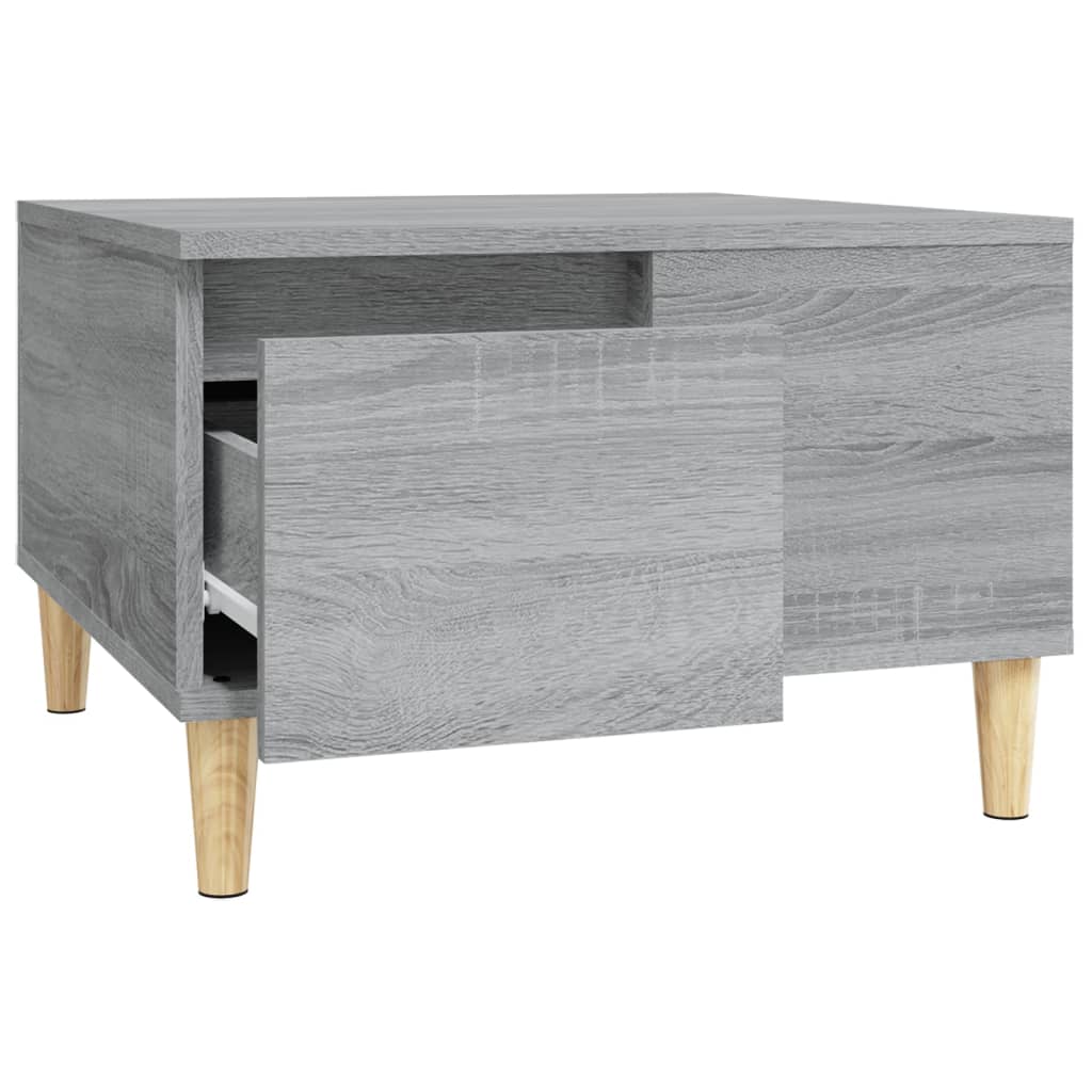 Tavolino Salotto Grigio Sonoma 55x55x36,5 cm Legno Multistrato - homemem39