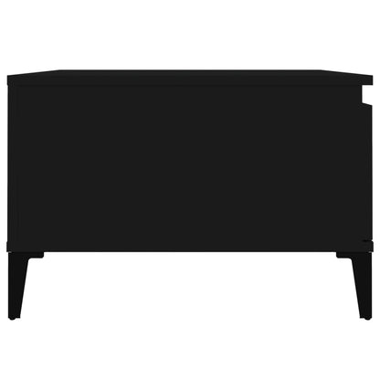Tavolino da Salotto Nero 55x55x36,5 cm in Legno Multistrato - homemem39