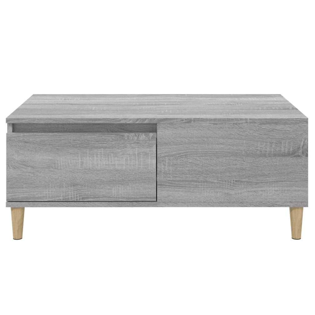 Tavolino Salotto Grigio Sonoma 90x50x36,5 cm Legno Multistrato - homemem39