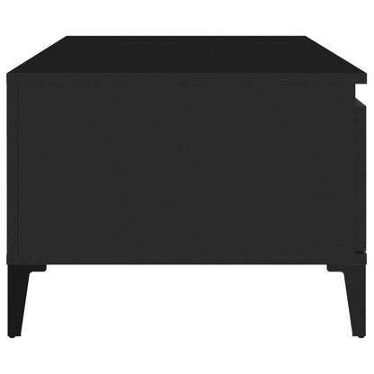 Tavolino da Salotto Nero 90x50x36,5 cm in Legno Multistrato - homemem39