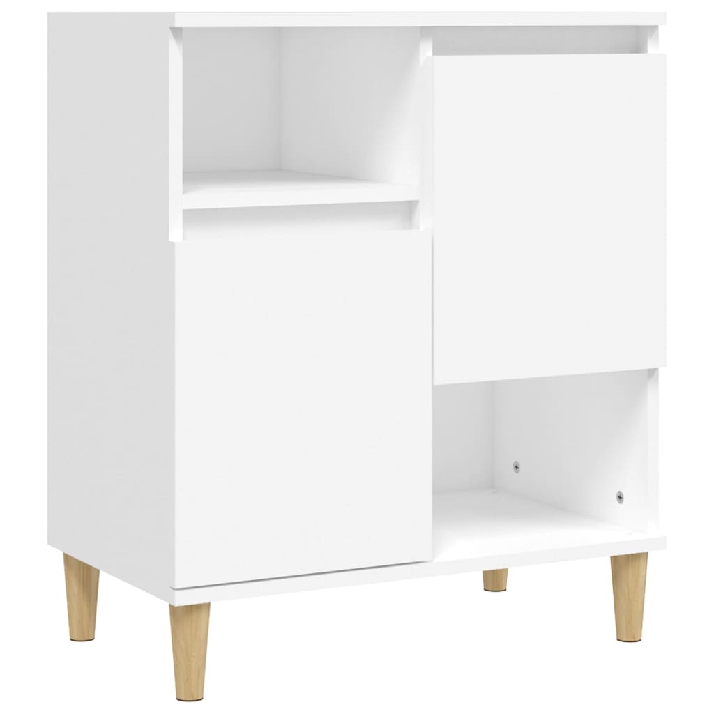 Credenza Bianca 60x35x70 cm in Legno Multistrato - homemem39