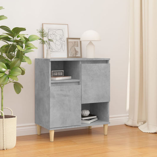 Credenza Grigio Cemento 60x35x70 cm in Legno Multistrato - homemem39