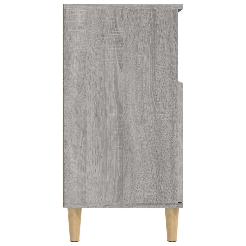 Credenza Grigio Sonoma 60x35x70 cm in Legno Multistrato - homemem39