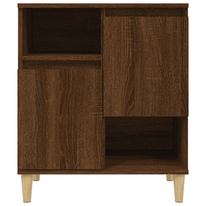 Credenza Rovere Marrone 60x35x70 cm in Legno Multistrato - homemem39