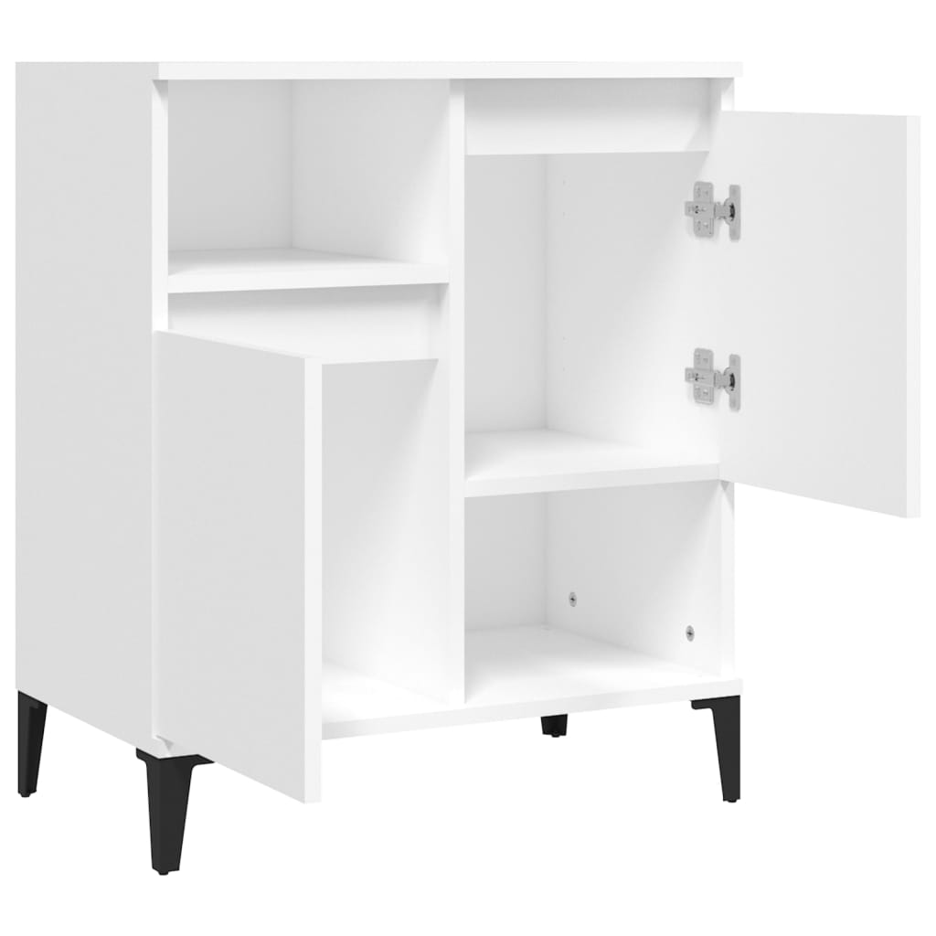 Credenza Bianca 60x35x70 cm in Legno Multistrato - homemem39