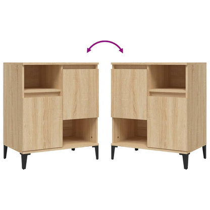 Credenza Rovere Sonoma 60x35x70 cm in Legno Multistrato - homemem39