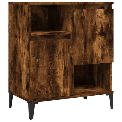 Credenza Rovere Fumo 60x35x70 cm in Legno Multistrato - homemem39