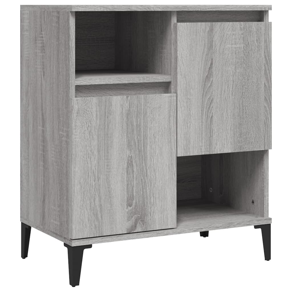 Credenza Grigio Sonoma 60x35x70 cm in Legno Multistrato - homemem39