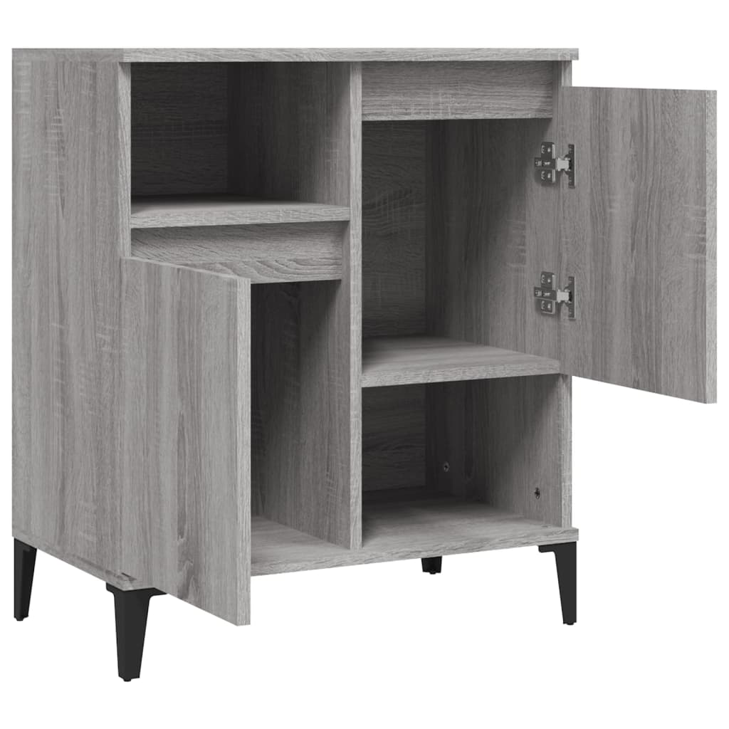 Credenza Grigio Sonoma 60x35x70 cm in Legno Multistrato - homemem39