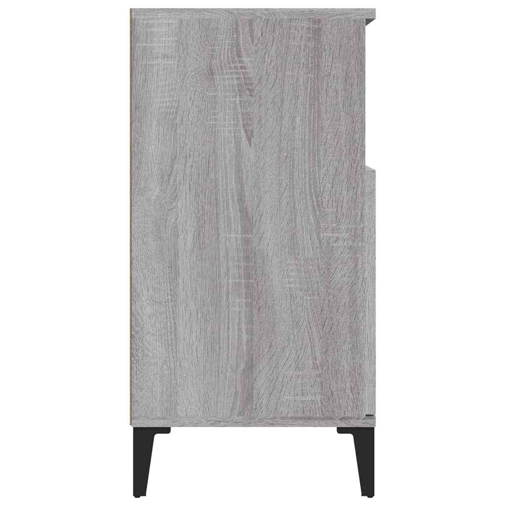 Credenza Grigio Sonoma 60x35x70 cm in Legno Multistrato - homemem39