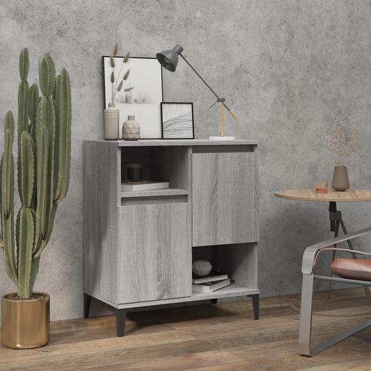 Credenza Grigio Sonoma 60x35x70 cm in Legno Multistrato - homemem39