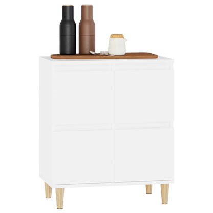 Credenza Bianca 60x35x70 cm in Legno Multistrato - homemem39