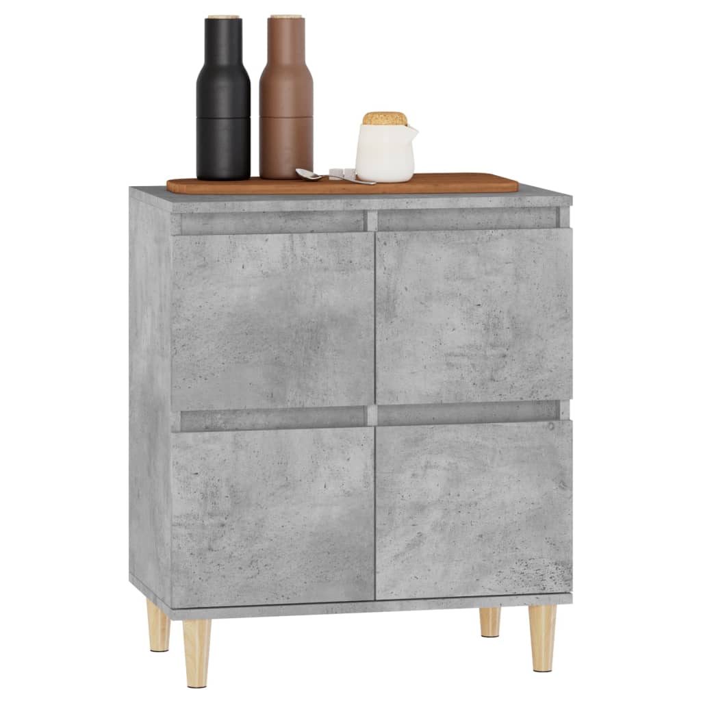 Credenza Grigio Cemento 60x35x70 cm in Legno Multistrato - homemem39