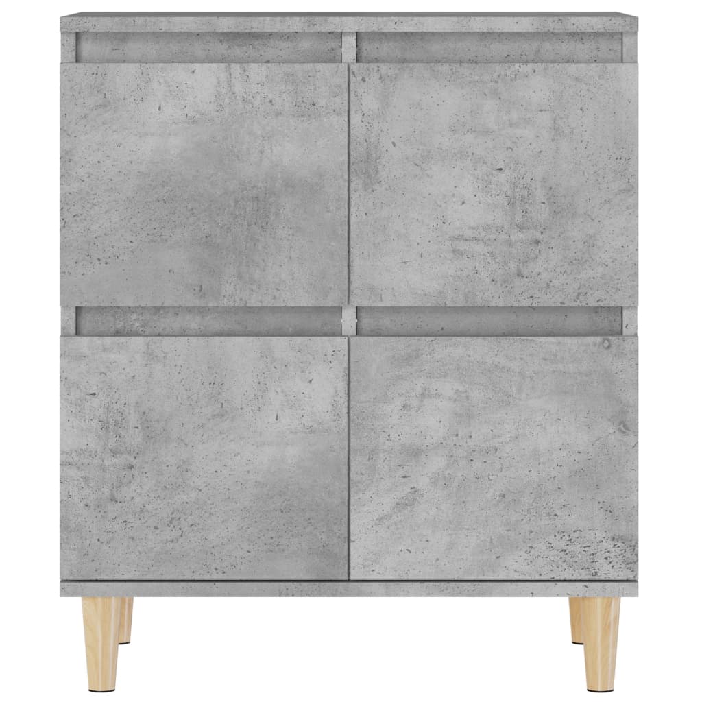 Credenza Grigio Cemento 60x35x70 cm in Legno Multistrato - homemem39