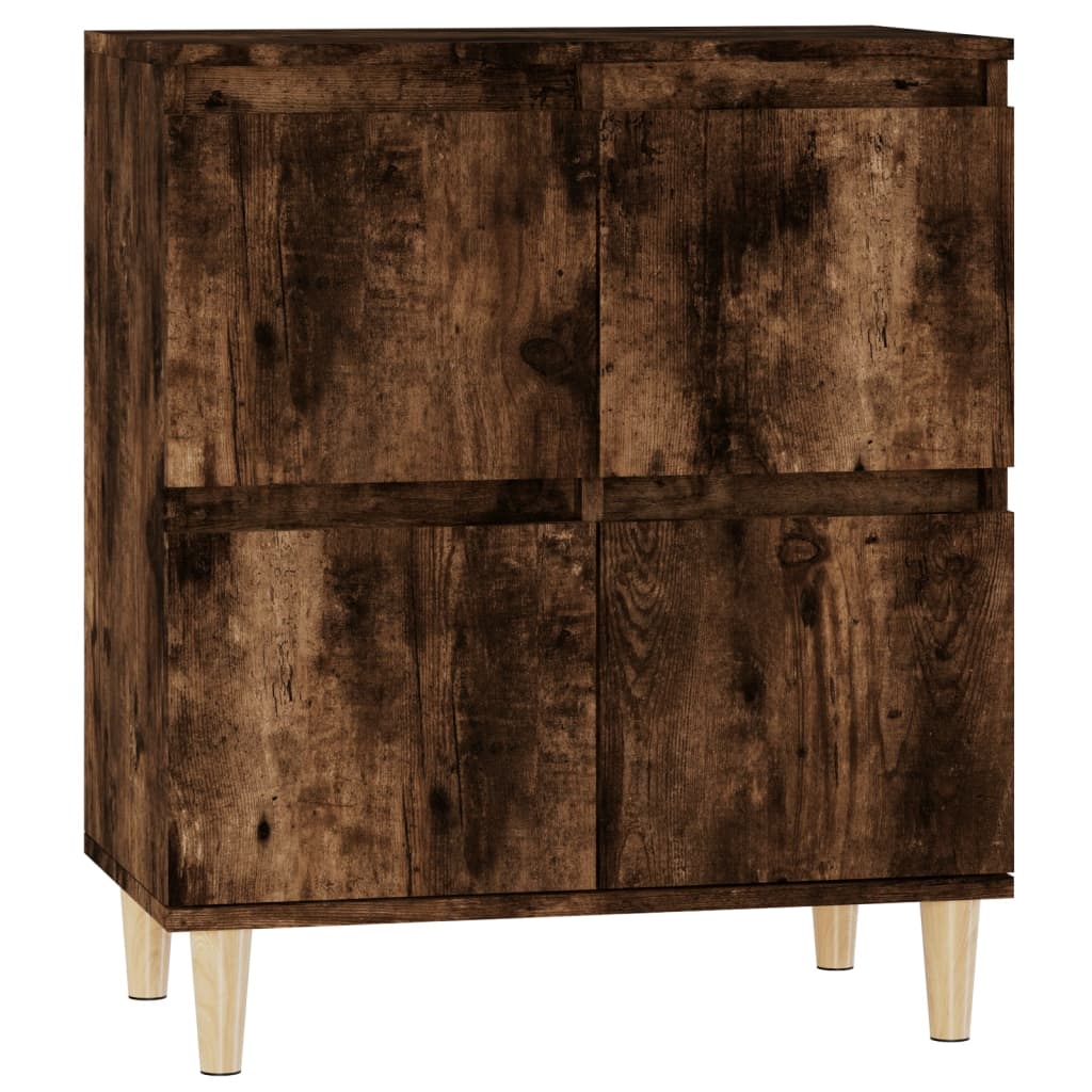 Credenza Rovere Fumo 60x35x70 cm in Legno Multistrato - homemem39