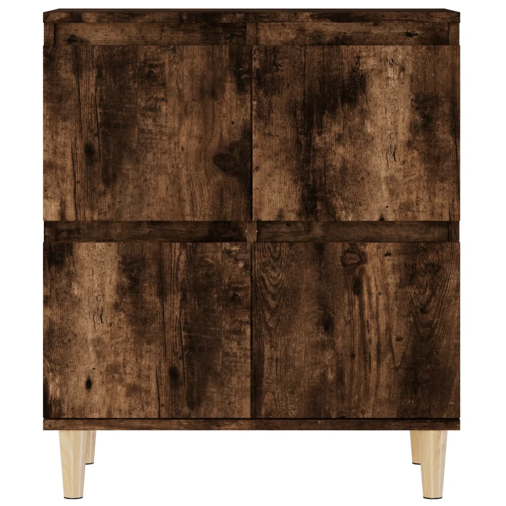 Credenza Rovere Fumo 60x35x70 cm in Legno Multistrato - homemem39